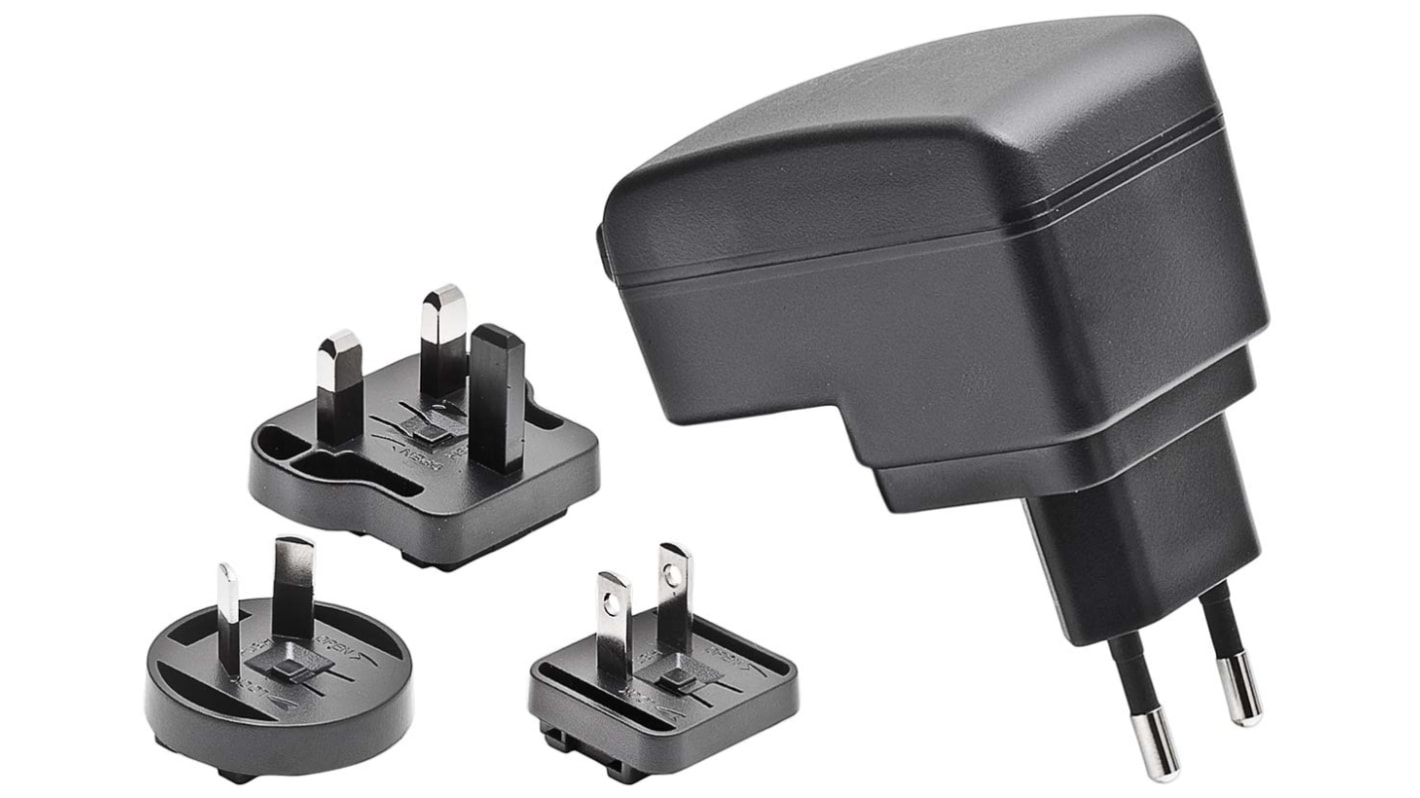 Mascot 6323 Steckernetzteil AC/DC-Adapter 15W, 100V ac, 24V dc / 620mA, Universal-Stecker