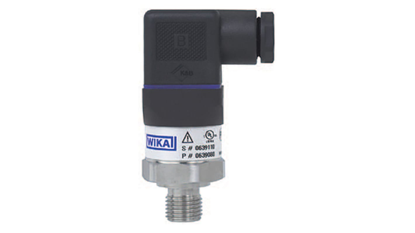 WIKA Pressure Sensor, 0psi Min, 5000psi Max, Analogue Output