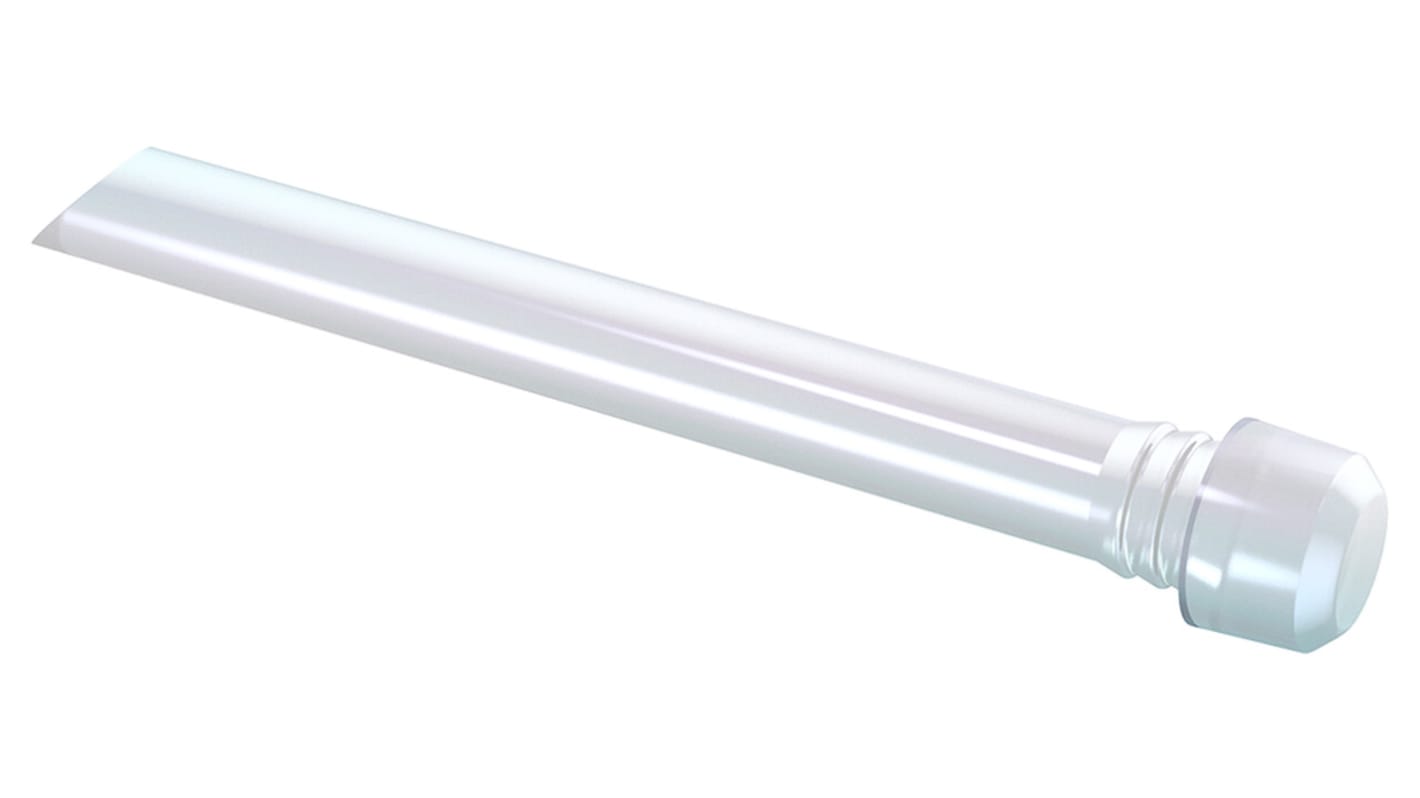 1282.8001 MENTOR, Panel Mount LED Light Pipe, Clear Flat Lens