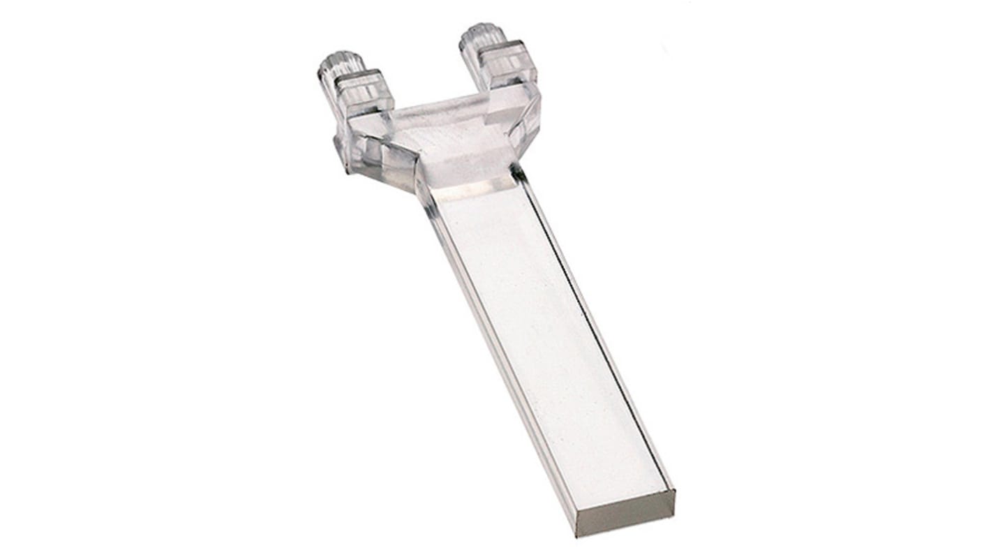 1274.1021 MENTOR, PCB Mounted LED Light Pipe, Clear Rectangle Lens