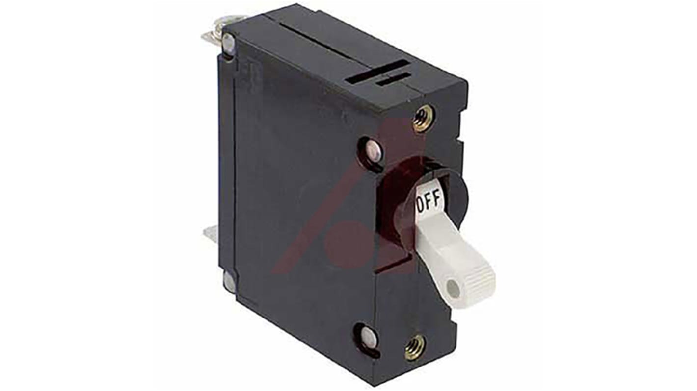 Carling Technologies Thermal Magnetic Circuit Breaker - A Single Pole Panel Mount, 15A Current Rating