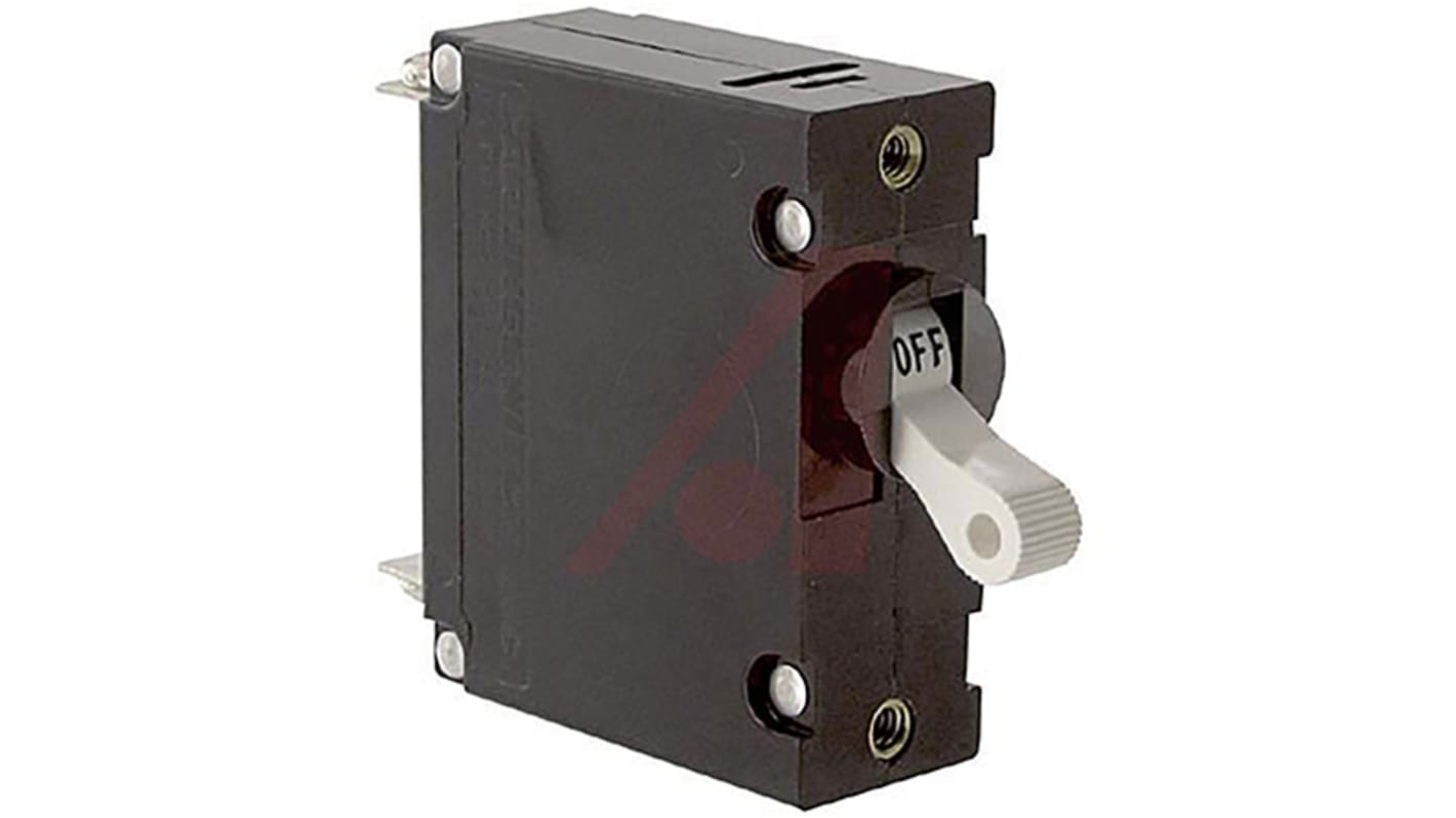 Carling Technologies Thermal Magnetic Circuit Breaker - A Single Pole Panel Mount, 20A Current Rating