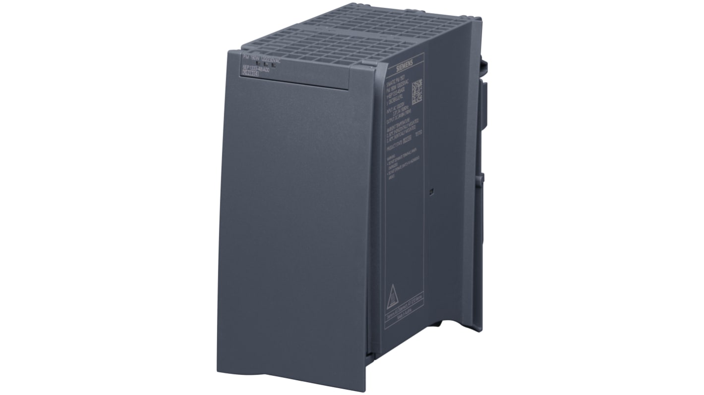 Siemens SIMATIC PM-1507 DIN Rail Power Supply, 85 → 132V ac ac Input, 24V dc dc Output, 8A Output, 192W