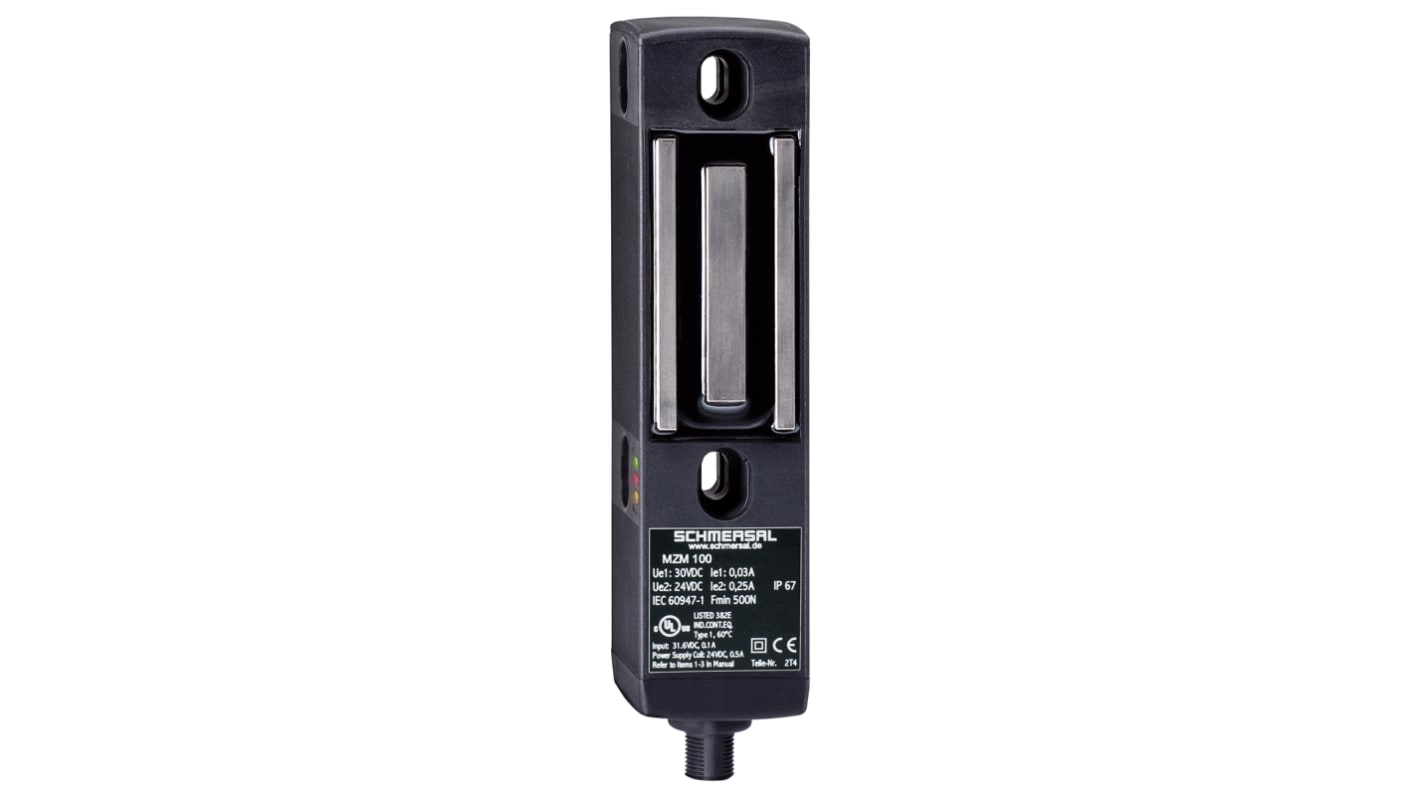 Schmersal MZM 100 Series Solenoid Interlock Switch, Power to Lock, 24V dc