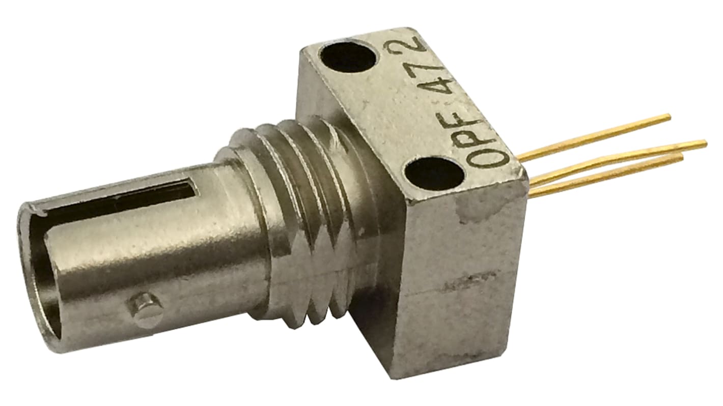 Receptor de fibra óptica Optek OPF472, λ 905nm, mont. pasante, 3 pines