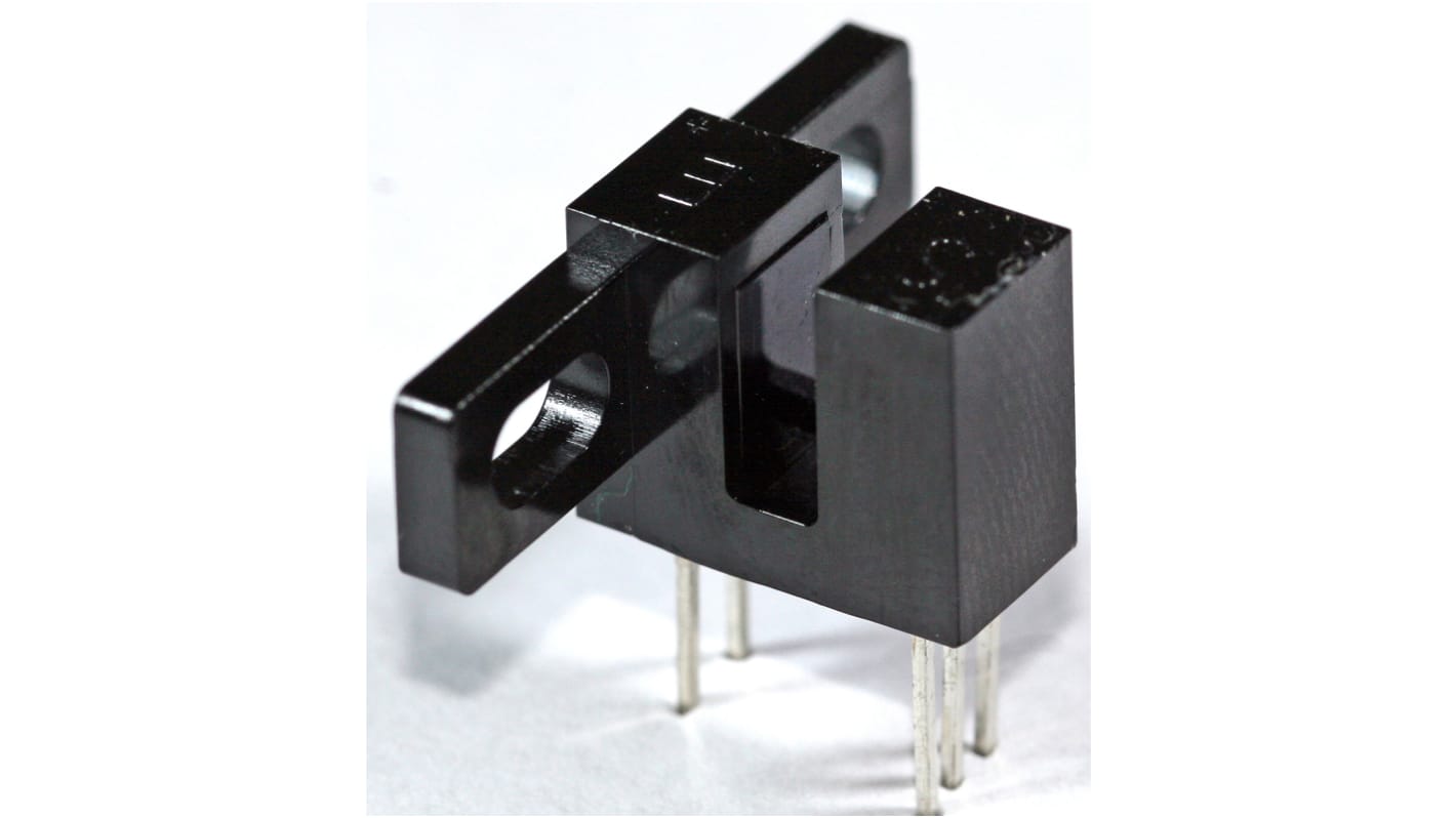 Interruttore ottico a taglio Optek, 4 pin 1 canale, slot da 3.18mm, uscita Transistor, Montaggio con foro passante