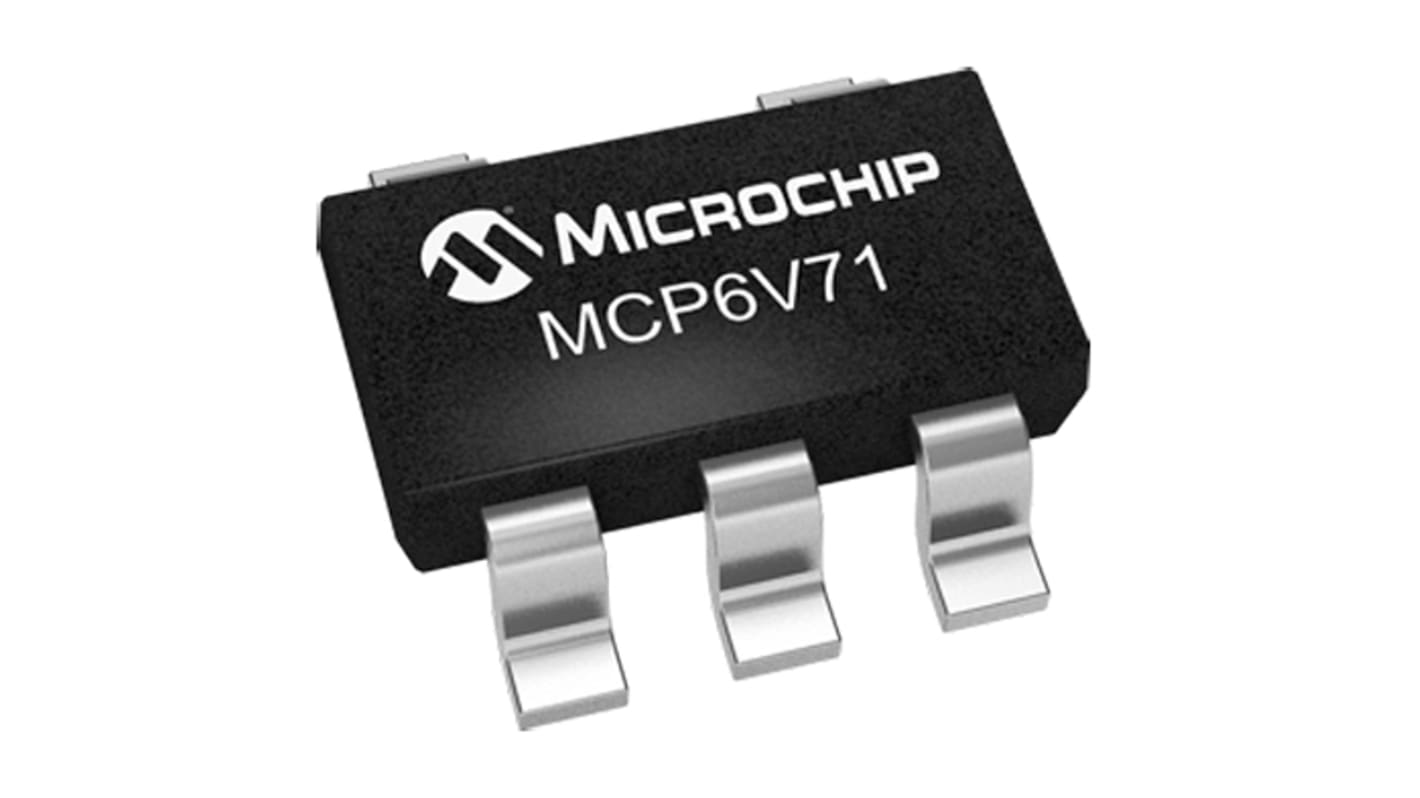 Amplificatore operazionale Microchip, , SMD, alimentazione singola, SOT-23