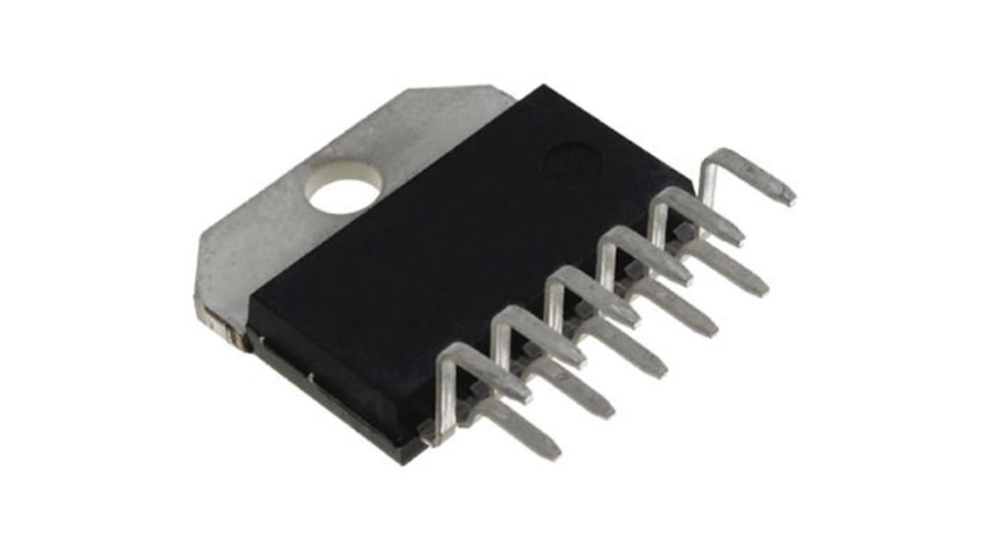 Amplificatore audio Classe A-B STMicroelectronics, CMOS, rail-to-rail, oscillazione, 11 Pin, alim. singola, 27W,