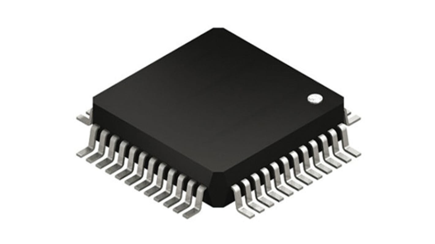 Microcontrolador STMicroelectronics STM32F072CBT6, núcleo ARM Cortex M0 de 32bit, RAM 16 kB, 48MHZ, LQFP de 48 pines