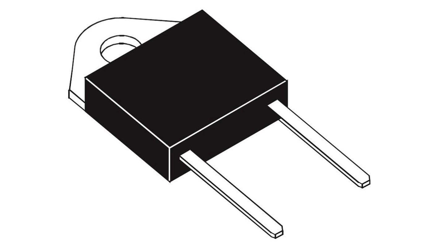 STマイクロ,  汎用 整流ダイオード, 30A, 600V スルーホール, 2-Pin DOP3I シリコンジャンクション