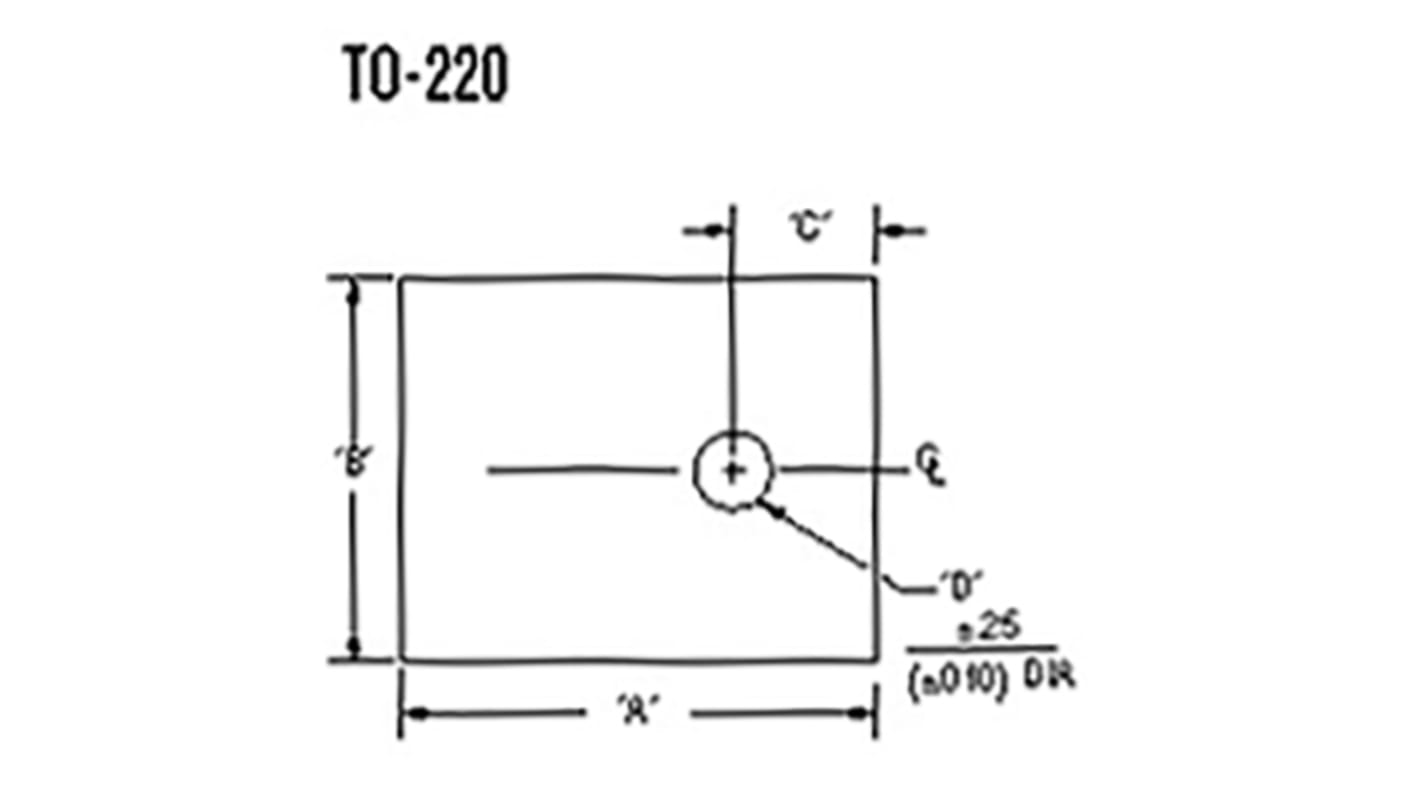 Heatsink, Pad, 20.96 x 22.99 x 0.15mm