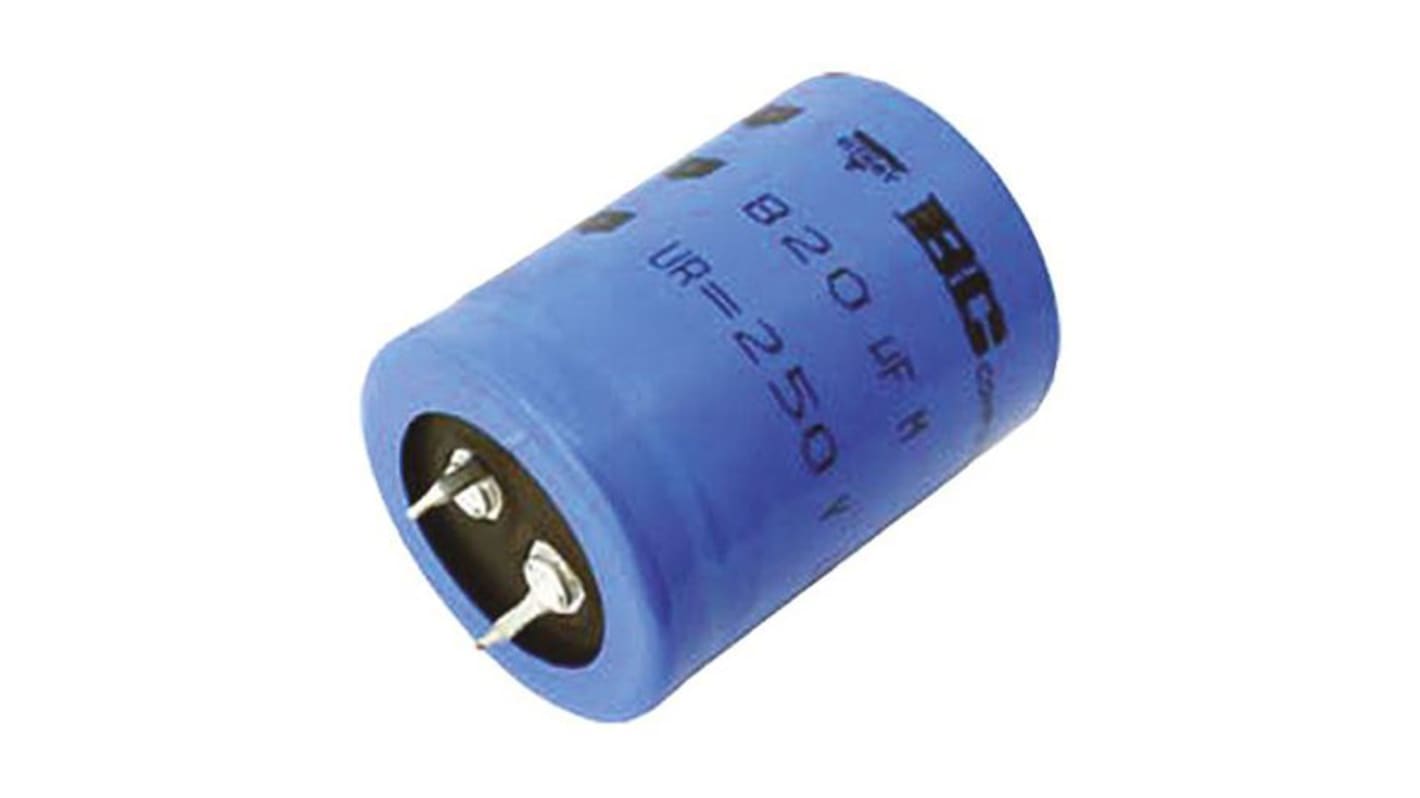 Condensador electrolítico Vishay serie 157 PUM-SI, 560μF, ±20%, 500V dc, de encaje a presión, 35 x 60mm, paso 10mm