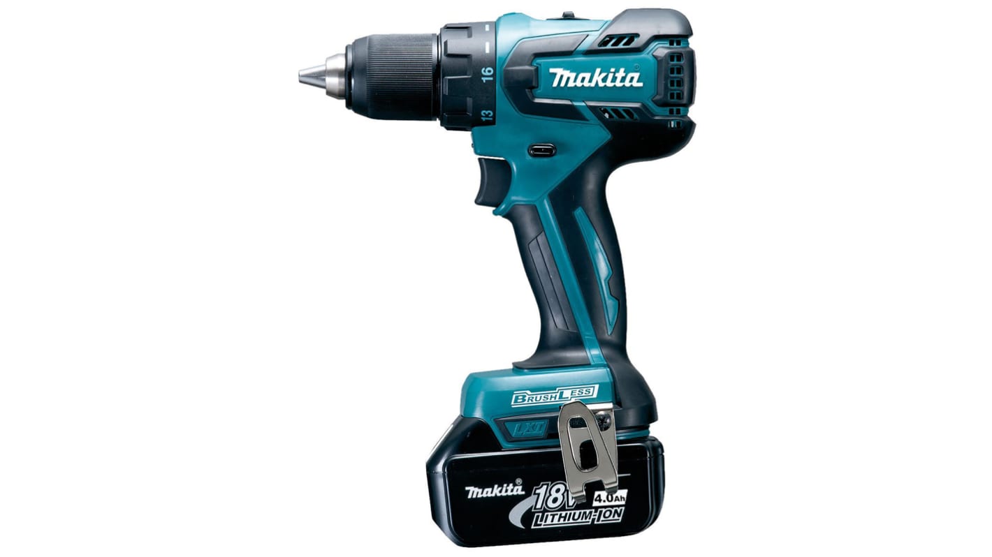 Makita DDF459 Keyless 18V Cordless Drill Driver, Euro Plug