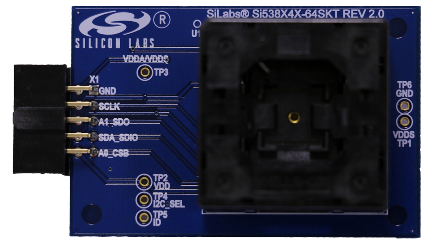 Silicon Labs Si538X4X-64SKT-DK 評価ボード ClockBuilder Pro ドーターボード for フィールドプログラマブルドングル