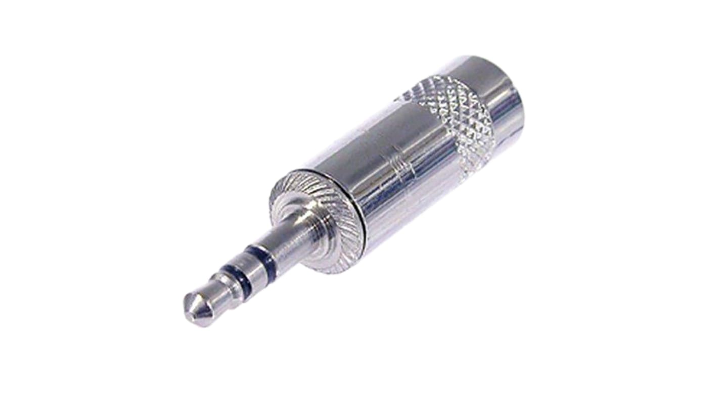 Connettore jack, 3.5 mm, Maschio, Montaggio su cavo Stereo