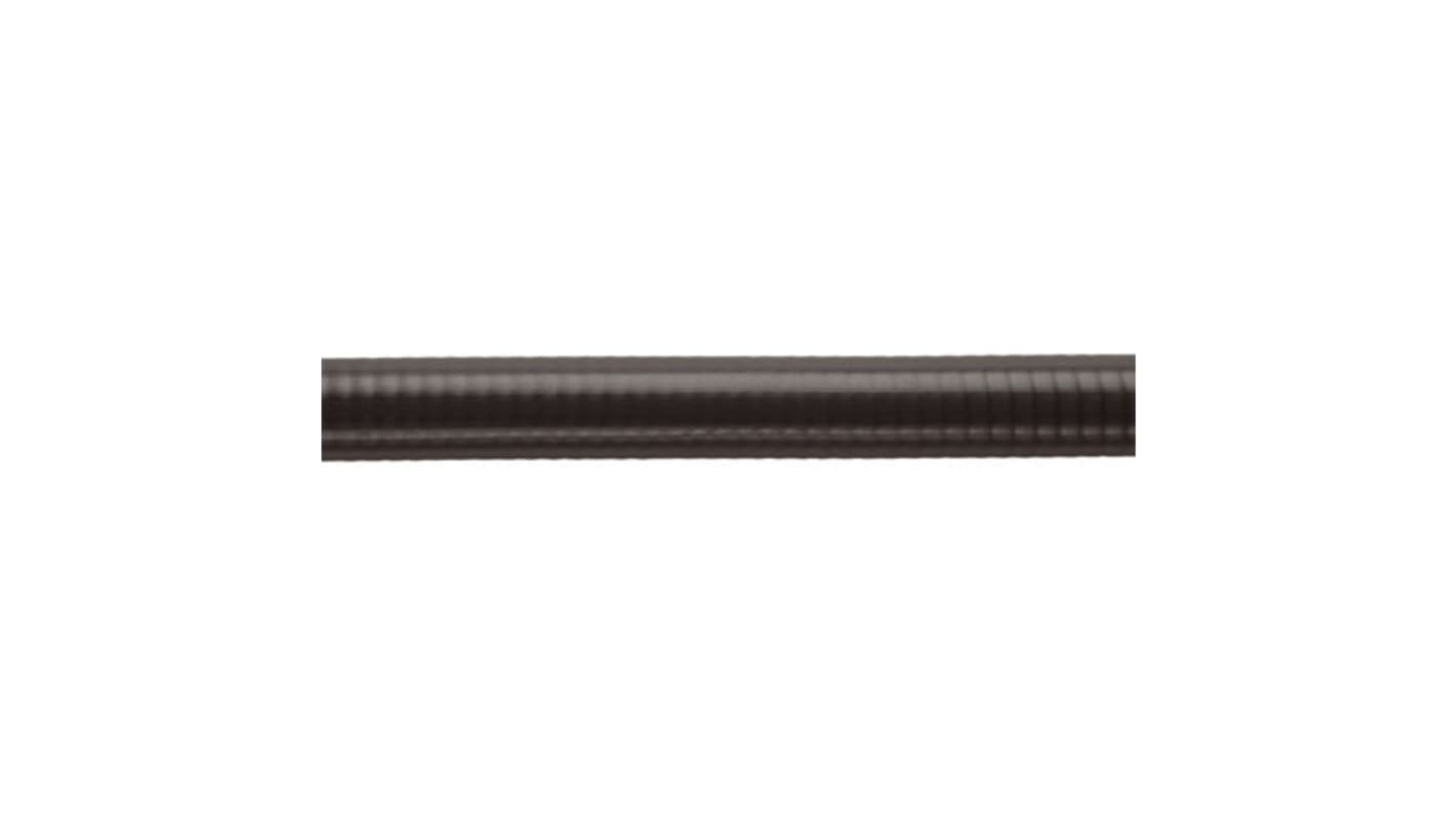 Flexicon Flexible, Liquid Tight Conduit, 25mm Nominal Diameter, Galvanised Steel, Black