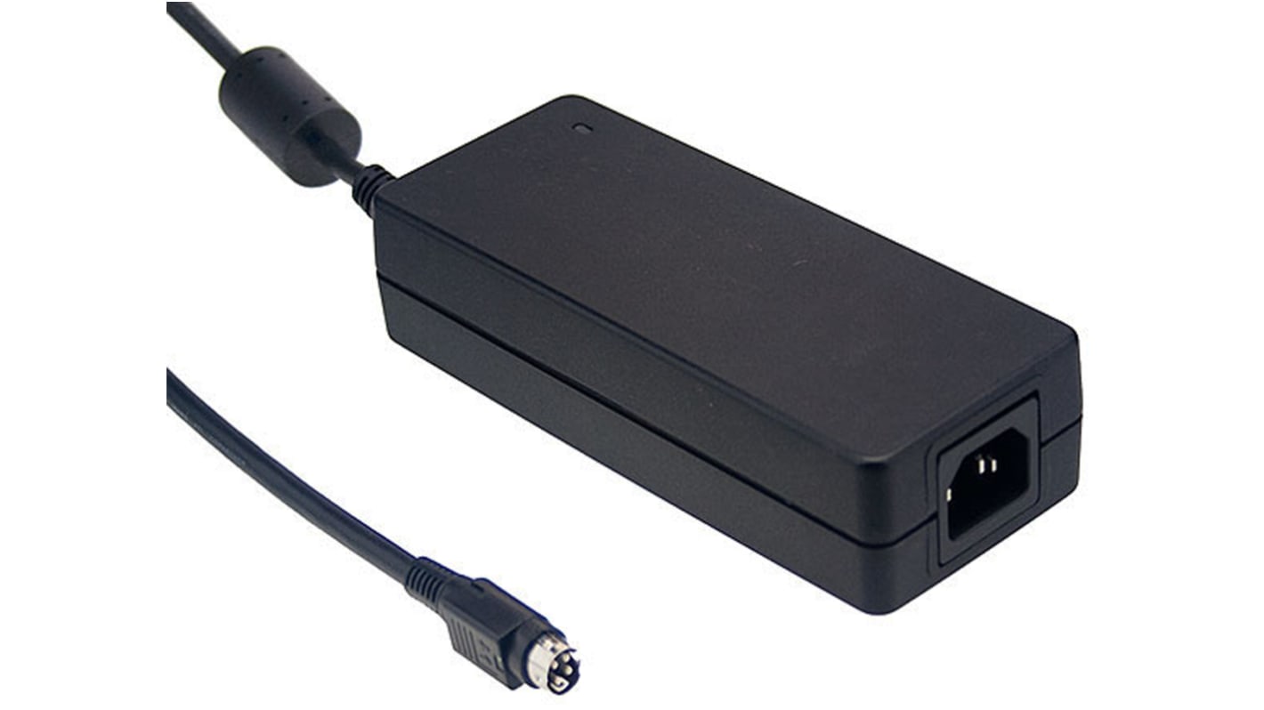 MEAN WELL 48V dc AC/DC-adapter, 2.5A, 120W, IEC 320-C14