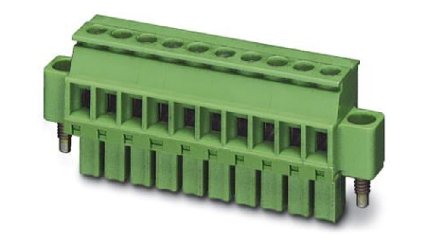 Phoenix Contact 17 Way Pluggable Terminal Block, Plug, Solder Termination