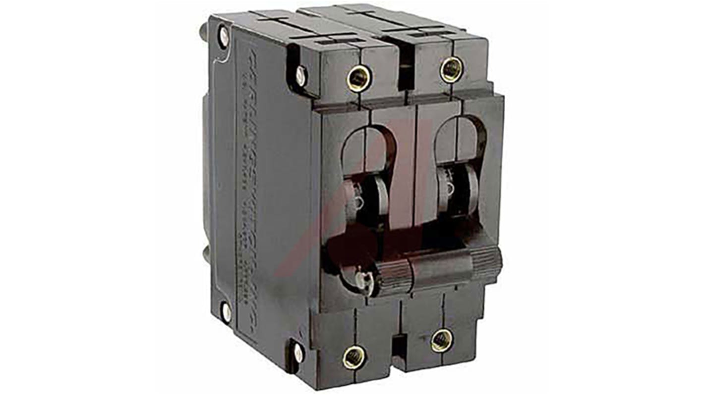 Carling Technologies Thermal Magnetic Circuit Breaker - C 2 Pole Panel Mount, 60A Current Rating