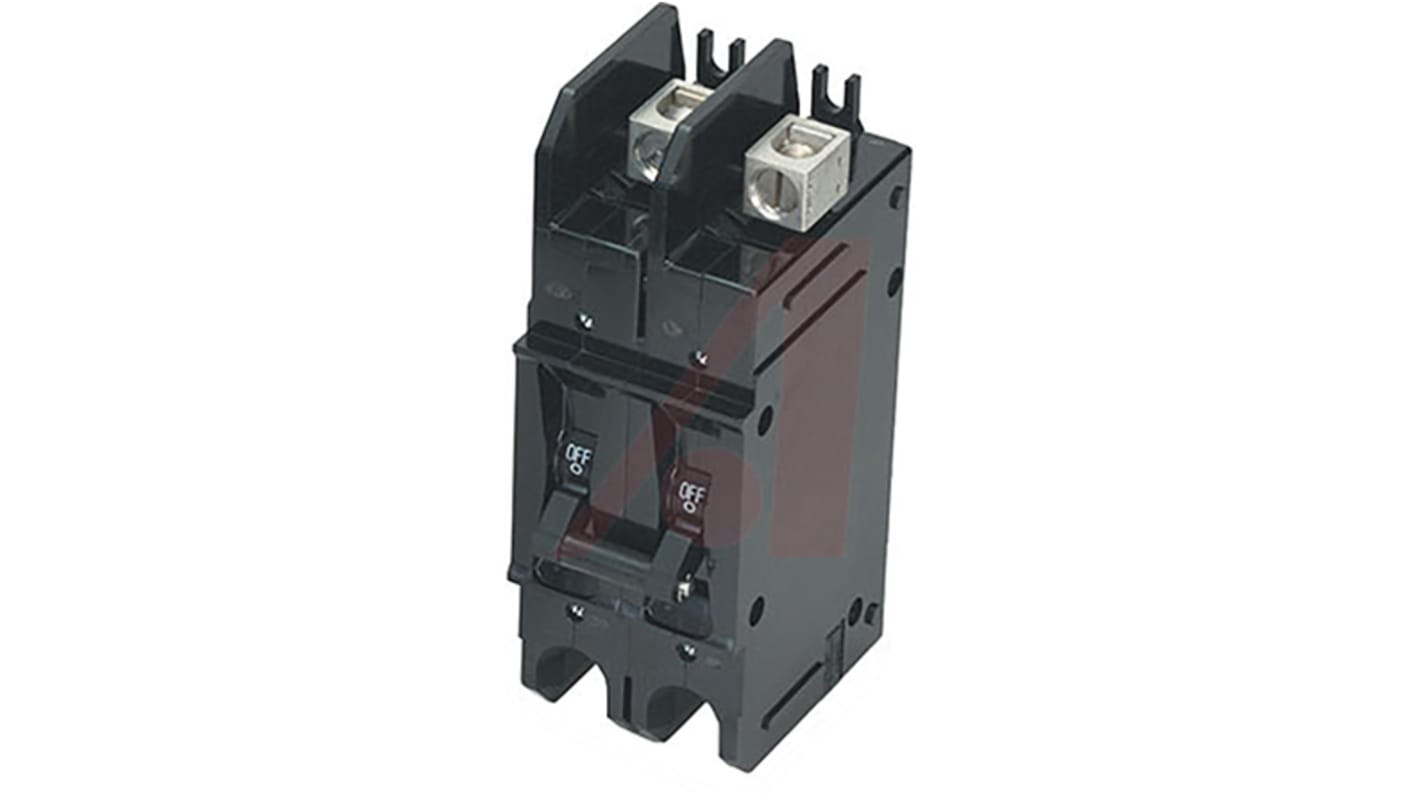 Carling Technologies Thermal Magnetic Circuit Breaker - E 2 Pole Panel Mount, 10A Current Rating