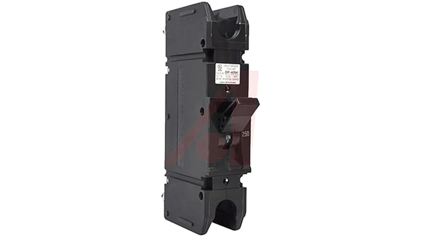 Carling Technologies Thermal Circuit Breaker - F Single Pole 277V Voltage Rating Panel Mount, 250A Current Rating