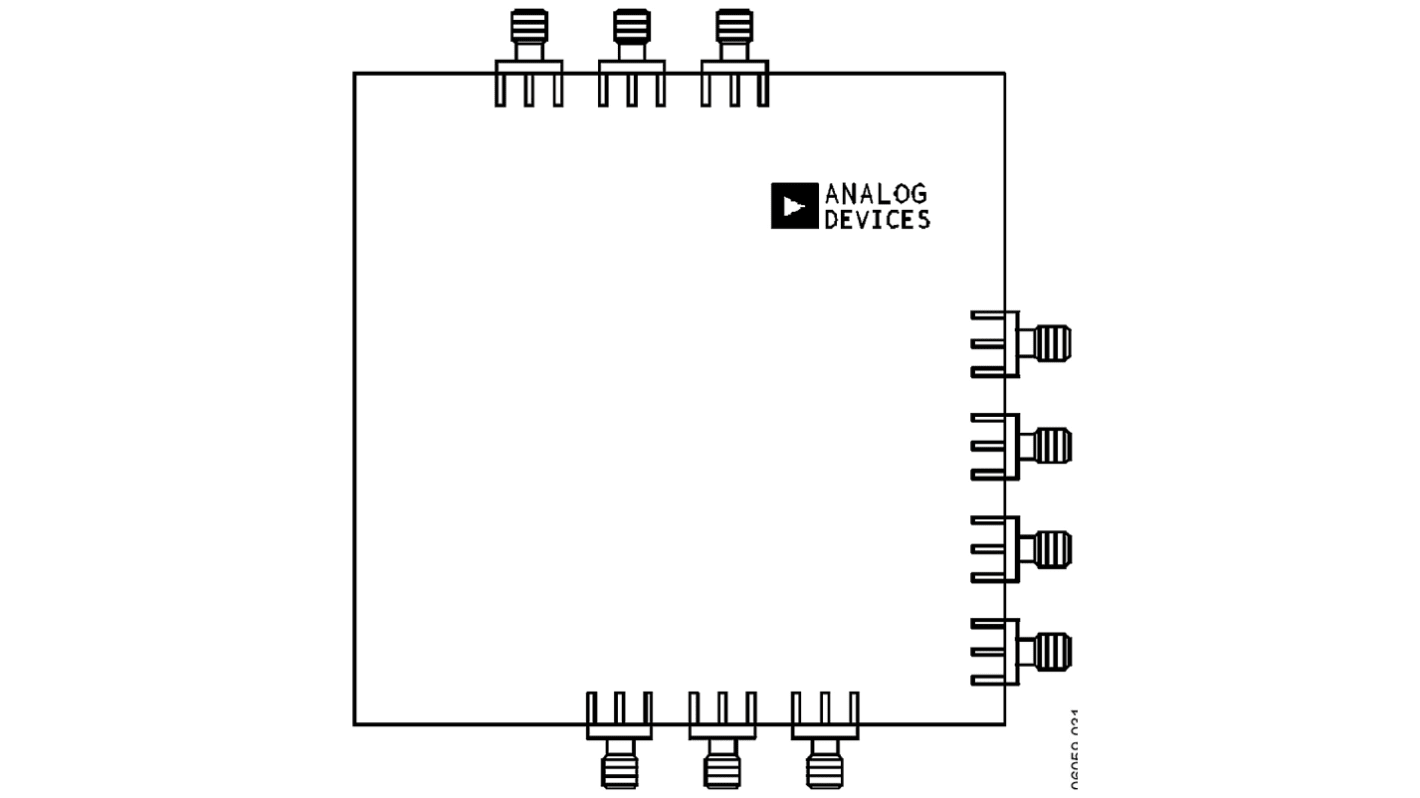 Carte d'évaluation Analog Devices Multiplicateur analogique pour ADL5391