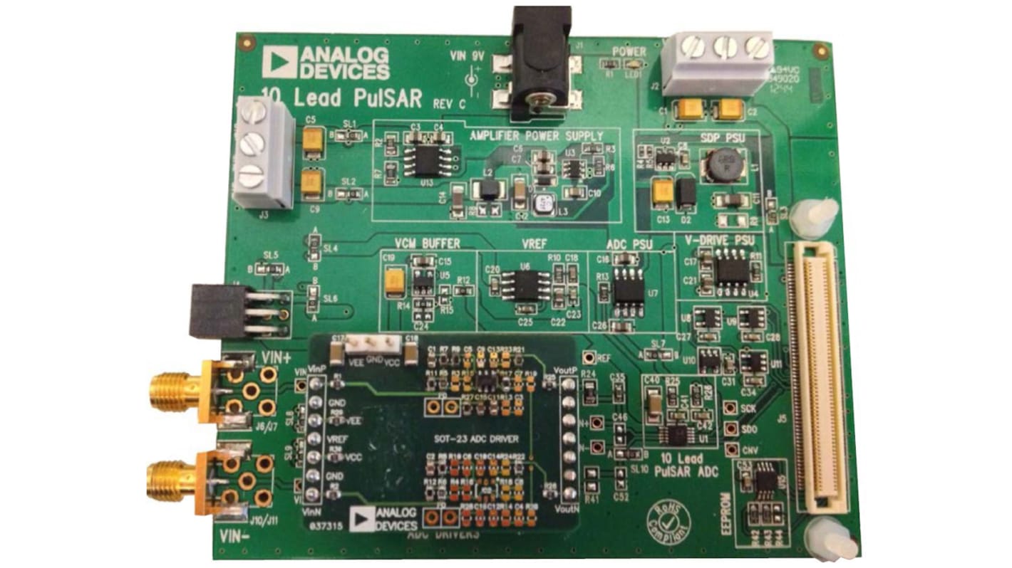 Placa de evaluación ADC de 16 bits Analog Devices - EVAL-AD7685-PMDZ