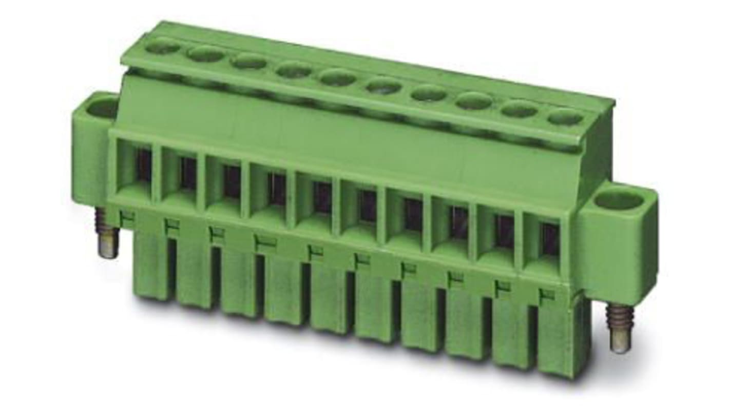 1828537 | Phoenix Contact 3.81mm Pitch 6 Way Pluggable Terminal Block ...
