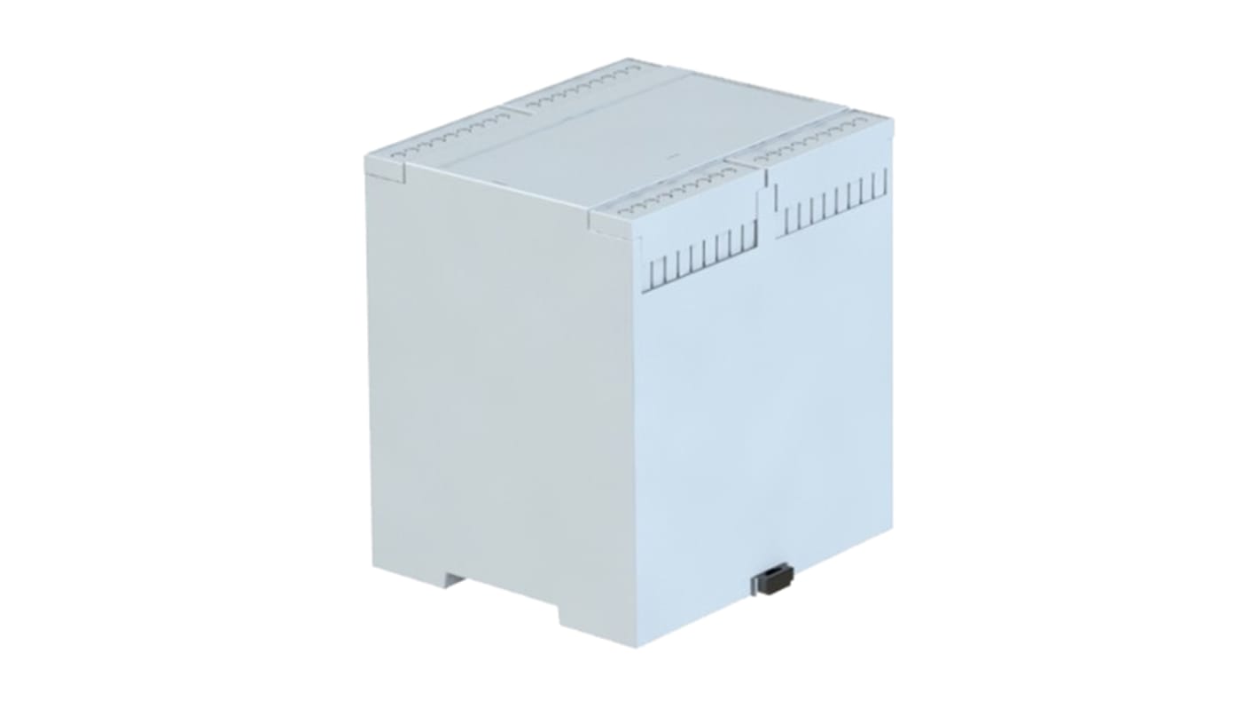 Kit caja para carril DIN CAMDENBOSS serie CDIB, de Policarbonato de color Blanco, 114 x 106.2 x 90mm