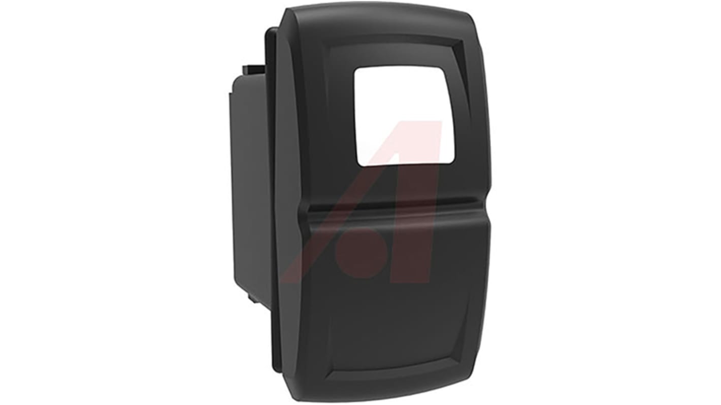 Carling Technologies Illuminated SPST, On-None-Off Rocker Switch Panel Mount