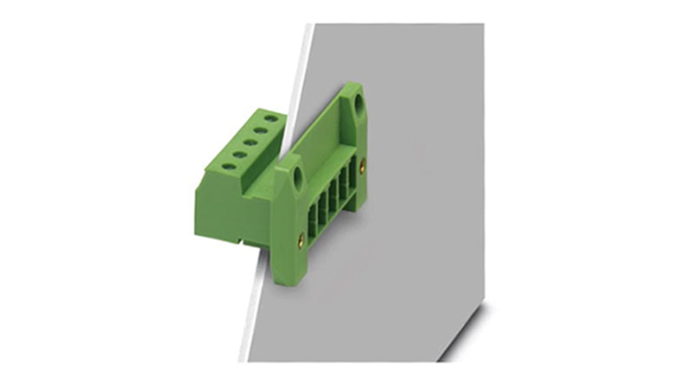 Borne enchufable para PCB Phoenix Contact de 9 vías, terminación Soldador