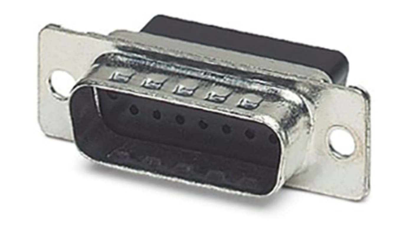 Accesorio de conector RJ Phoenix Contact D-Sub para uso con Conectores de datos D-Sub, bastidores de montaje en panel