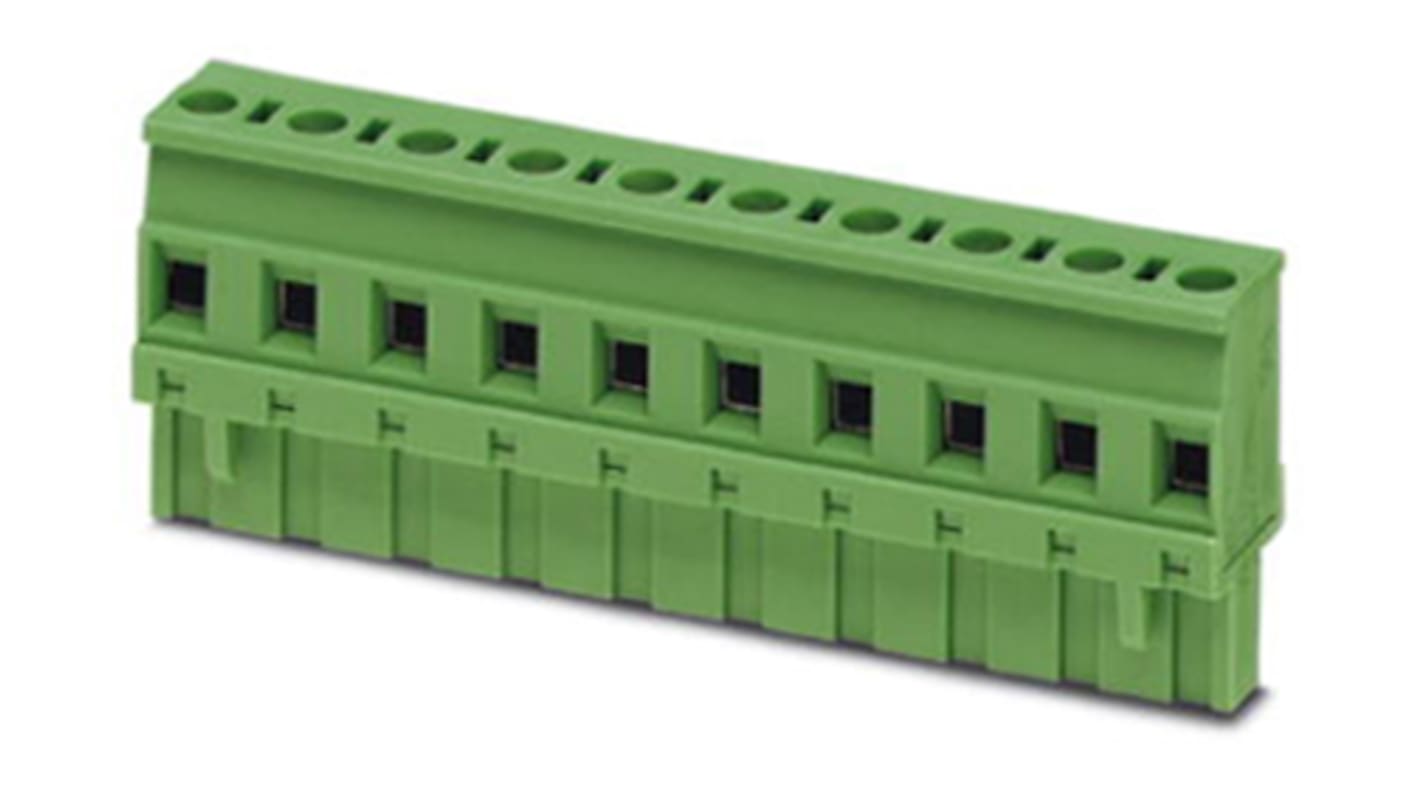 Phoenix Contact GMVSTBR 2.5/ 5-ST-7.62 Series PCB Terminal Block, 5-Contact, 7.62mm Pitch, Screw Termination