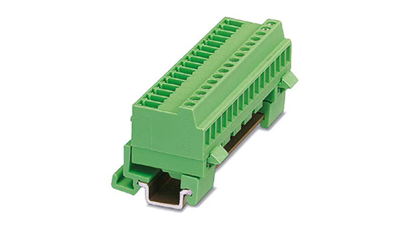 Bloc de jonction rail DIN Phoenix Contact MCVK 1.5/ 5-G-3.81, A visser