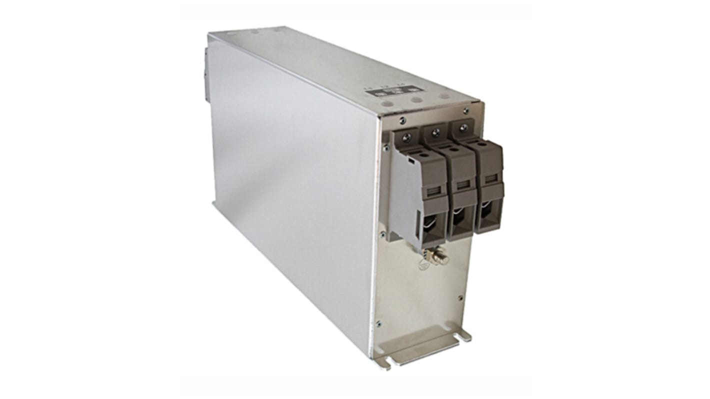 Schaffner, FN258 180A 3 x 480/277 V ac 0 → 60Hz, Chassis Mount RFI Filter, Terminal Block 3 Phase