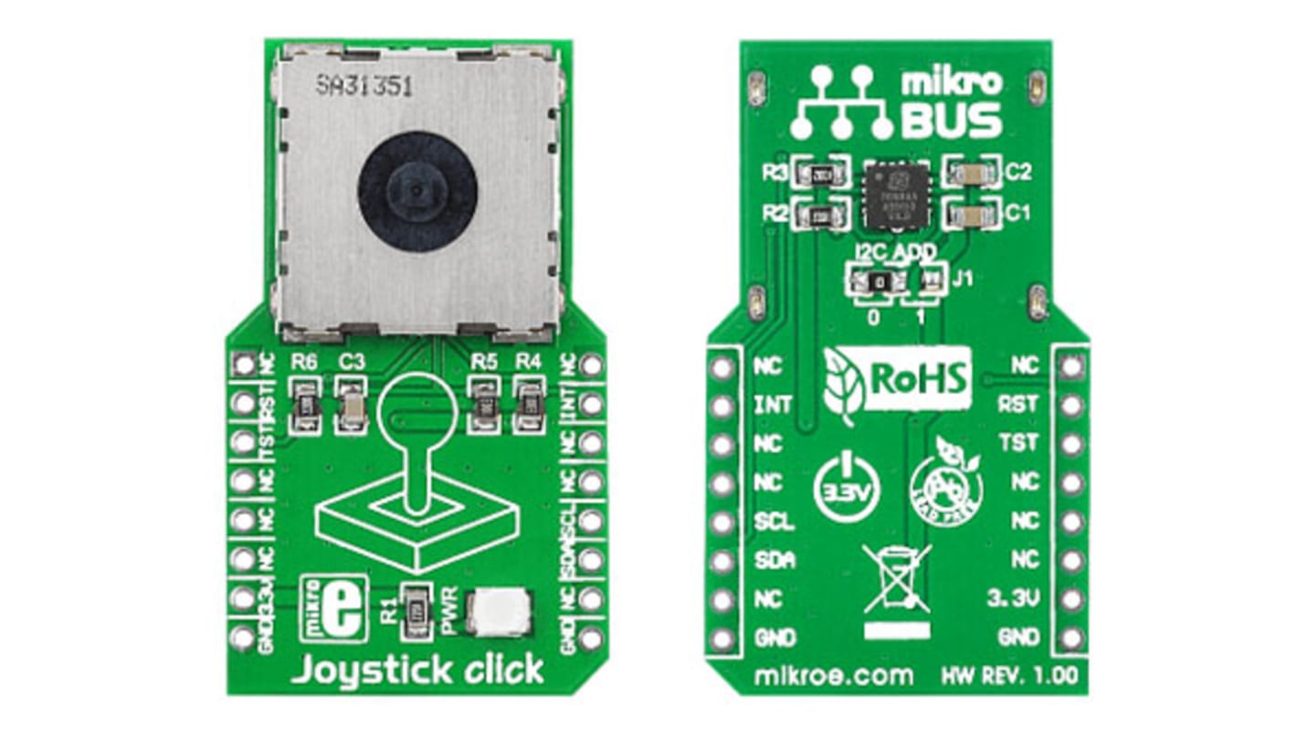 MIKROE-1506- Carte mikroBus Click MikroElektronika, Joystick