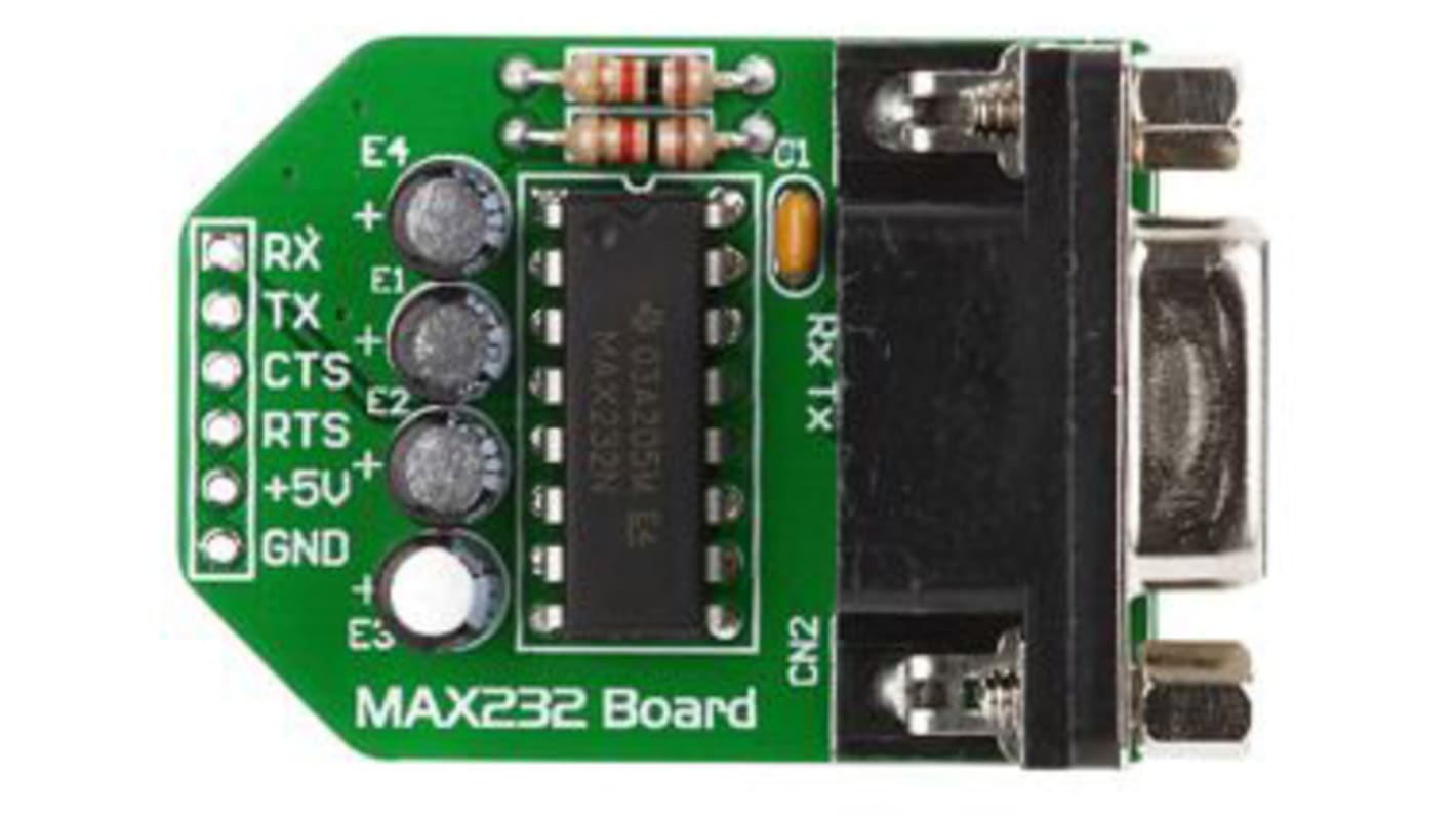 MikroElektronika Entwicklungstool Kommunikation und Drahtlos Adapter Board Treiber RS232