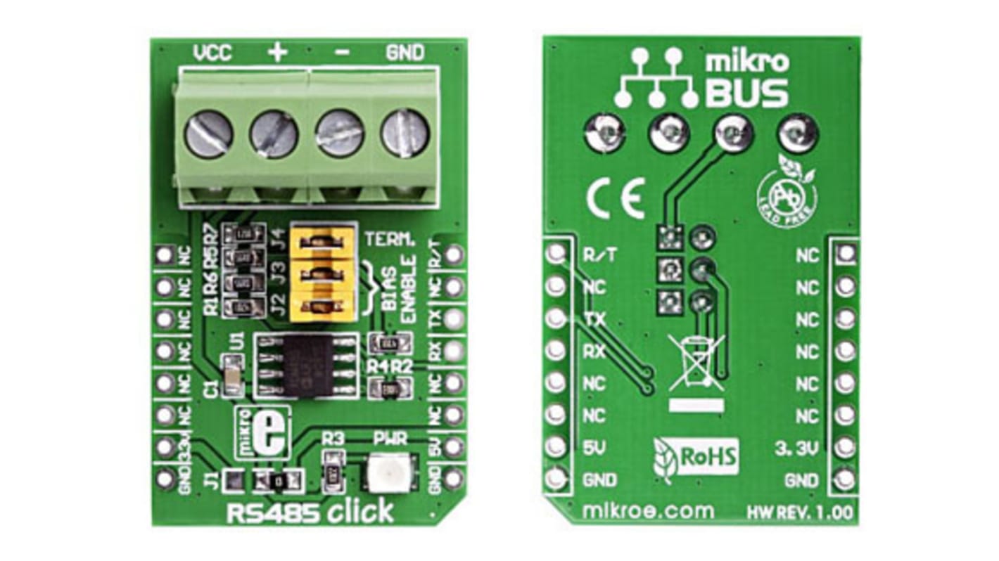 MikroElektronika Entwicklungstool Kommunikation und Drahtlos Zusatzplatine RS-485