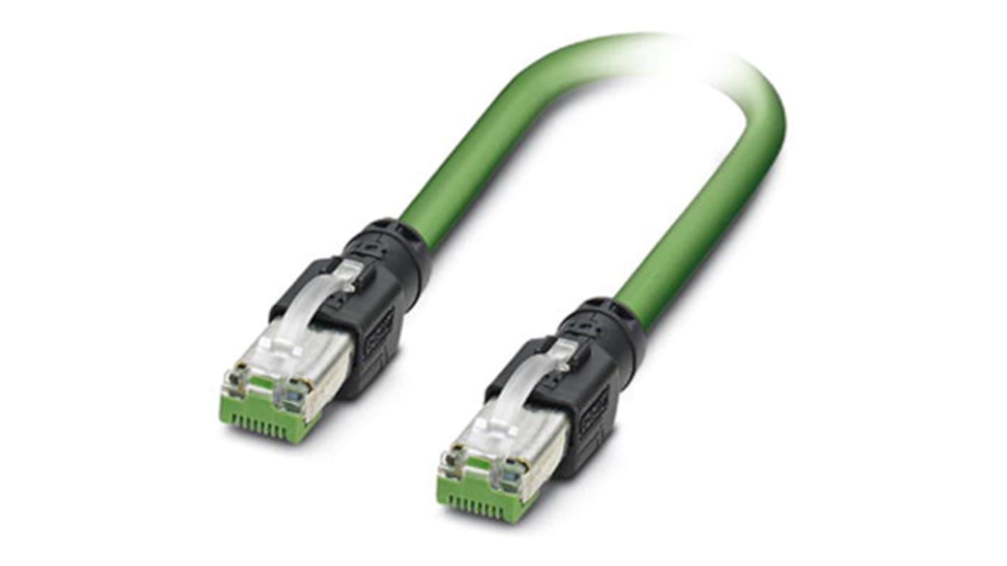 1408969 | Phoenix Contact Cat5 Straight Male RJ45 to Straight Male RJ45 ...