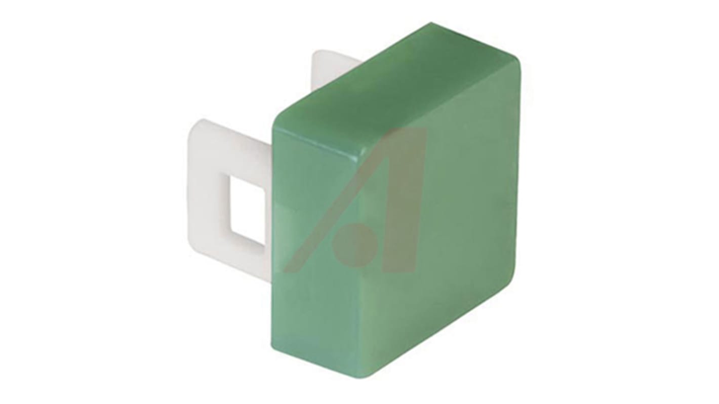 Johnson Electric Green Push Button Cap for Use with TH5 Series, 14 x 14mm