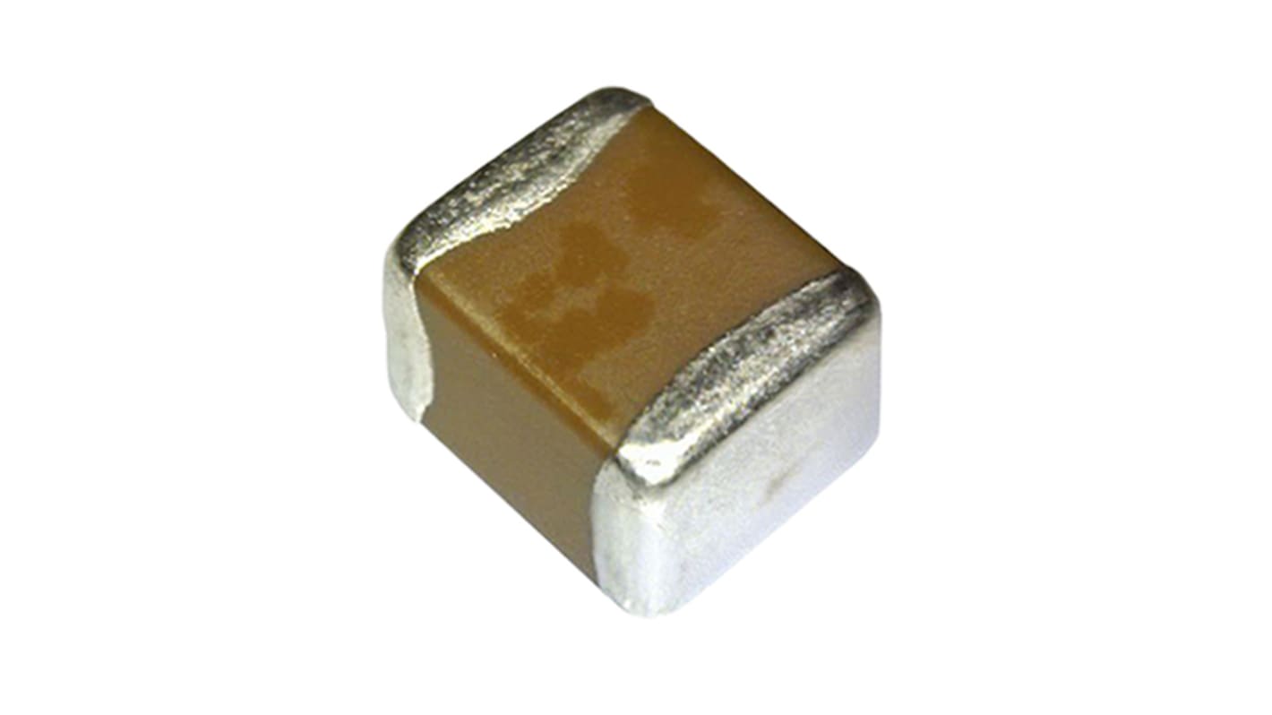 Murata 16pF Multilayer Ceramic Capacitor MLCC, 50V dc V, ±5% , SMD