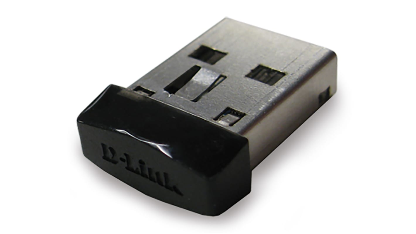 D-Link WLAN-Adapter USB 2.0 WiFi 2.4GHz N150 802.11b, 802.11g, 802.11n, 150Mbit/s