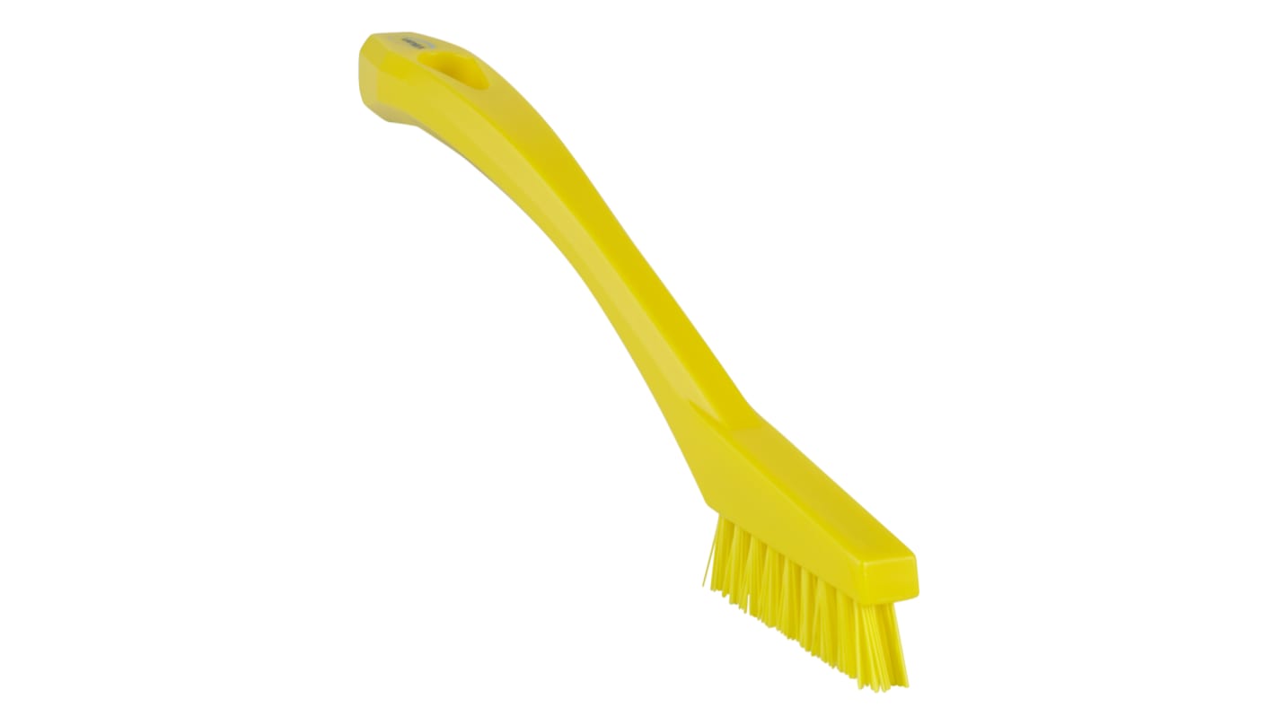 Cepillo Limpiador Vikan 44016 Amarillo, 15mm Cepillo para limpieza en detalle, PET para Limpieza de ingeniería