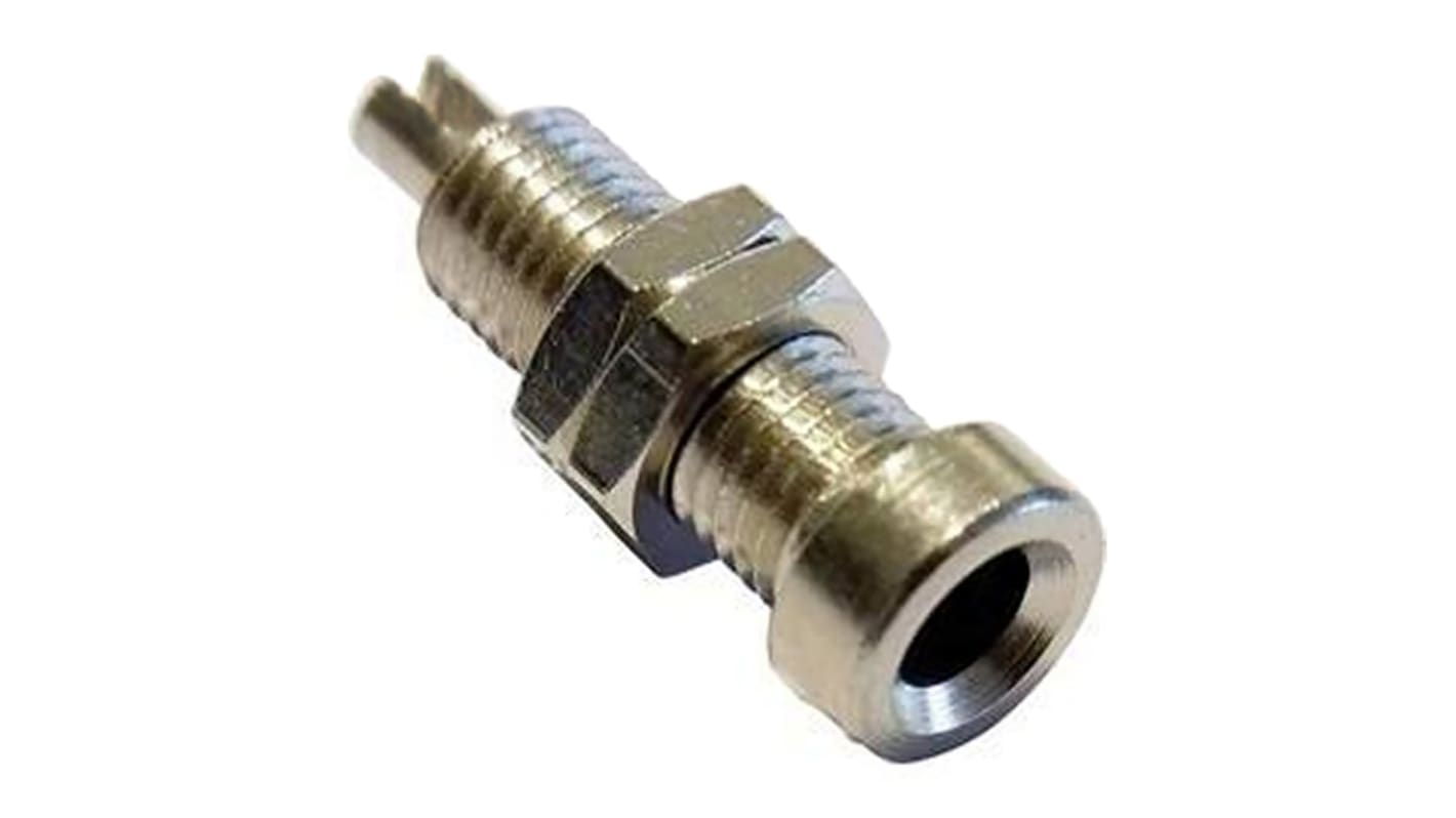 Hirschmann Test & Measurement Female Banana Socket, 4 mm Connector, M6 Thread, Solder Termination, 16A, 30 V ac, 60V