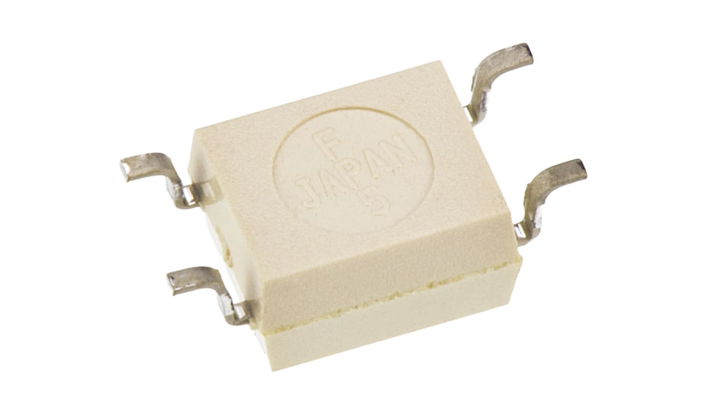 Toshiba, TLP185(BLL,SE(T DC Input Phototransistor Output Optocoupler, Surface Mount, 4-Pin SO6