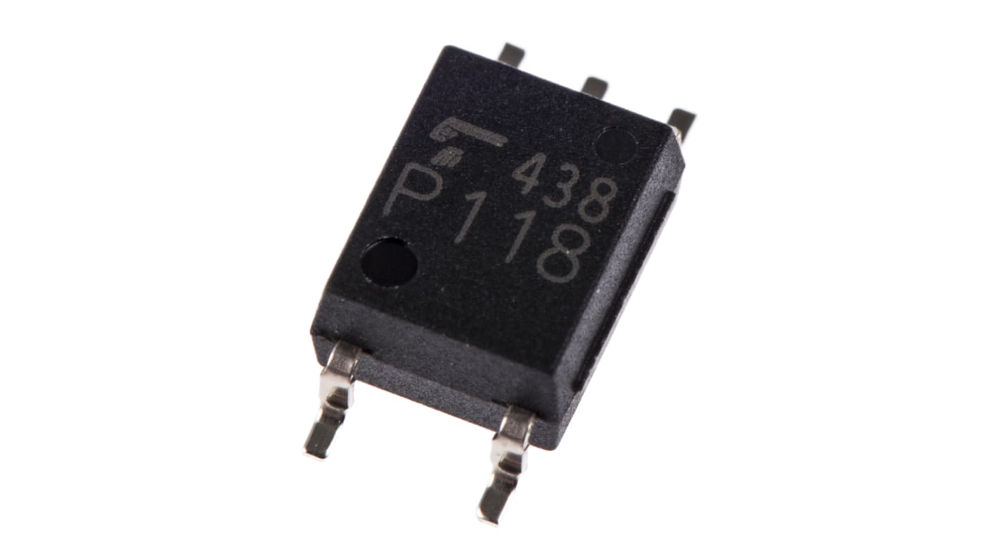 Toshiba TLP 152 SMD Optokoppler / Foto-IC-Out, 5-Pin SO6, Isolation 3750 V eff.