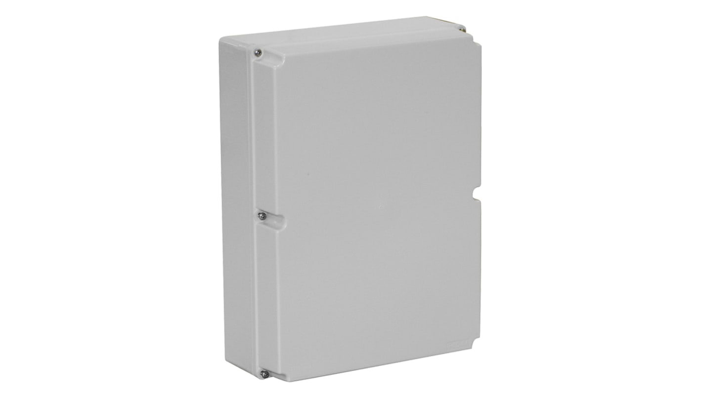 B&R Enclosures PJ Series Grey Noryl Enclosure, IP55, Grey Lid, 220 x 150 x 75mm