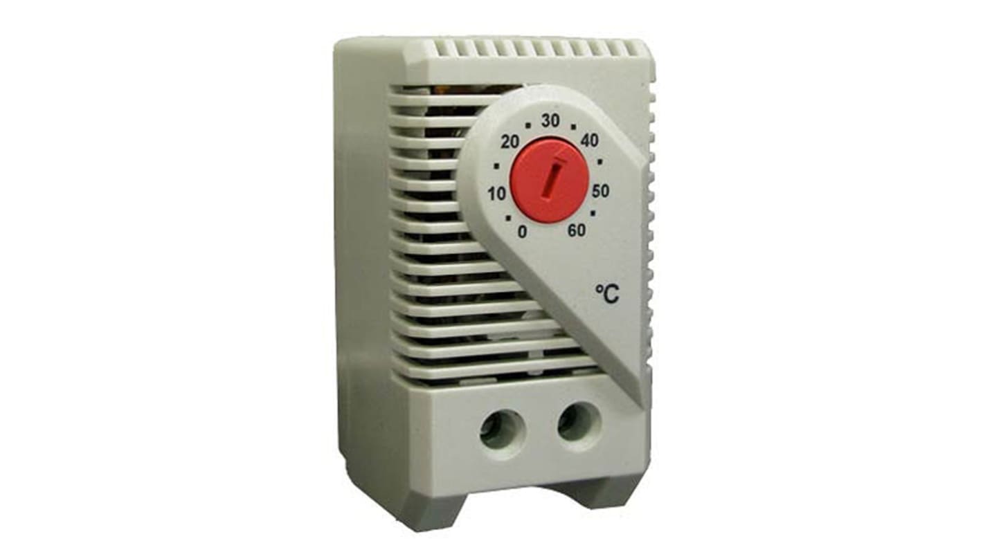 B&R Enclosures TX-AA NC Enclosure Thermostat, 250 V ac, 0 → +60 °C