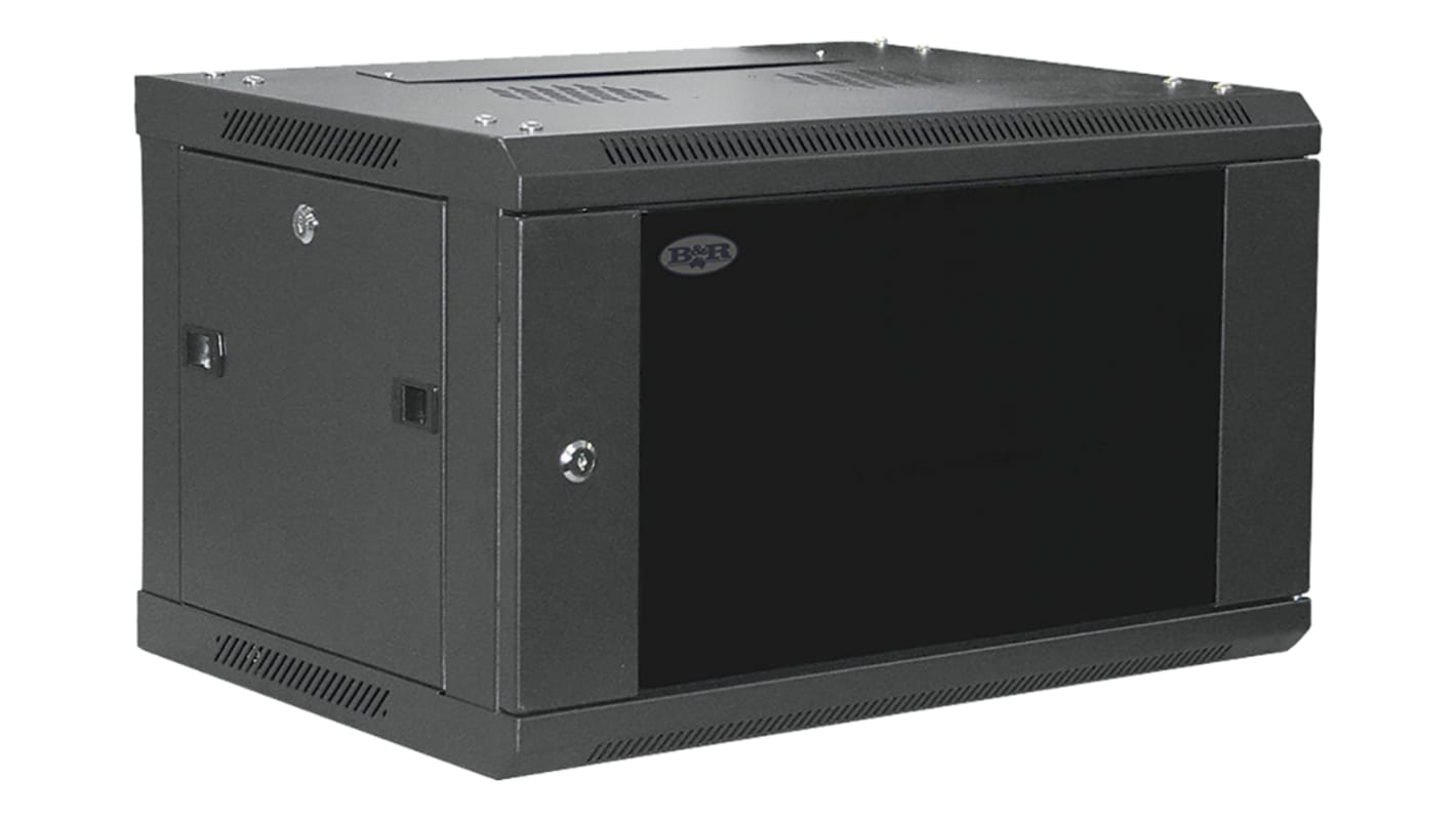 B&R Enclosures ARWX Series 12U-Rack Server Cabinet, 635 x 600 x 550mm