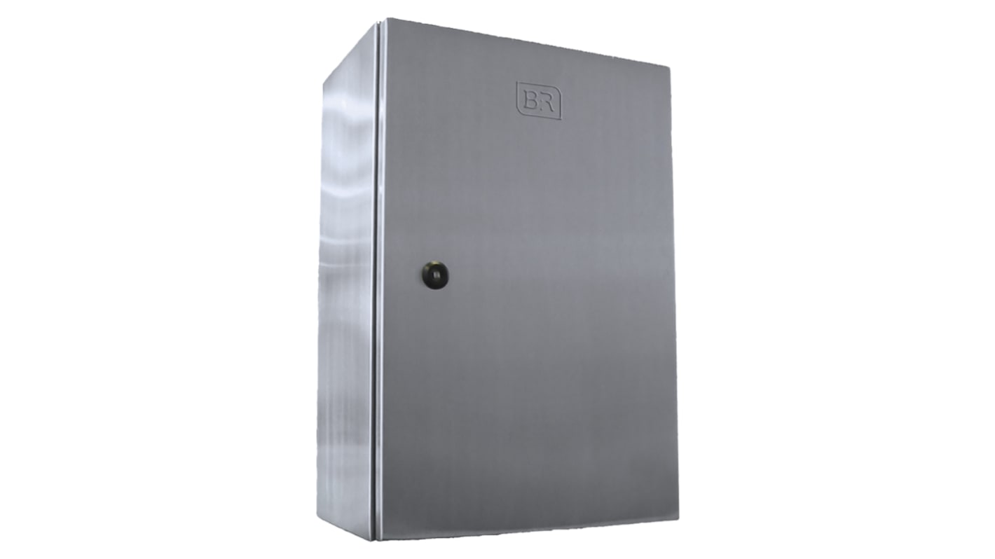 B&R Enclosures Universal NI Series 316 Stainless Steel Wall Box, IP66, 300 mm x 300 mm x 150mm